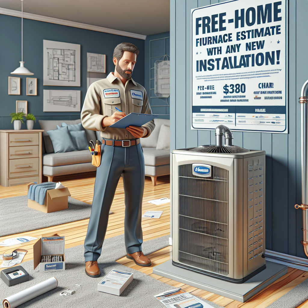Free in-home furnace estimate with any new installation!